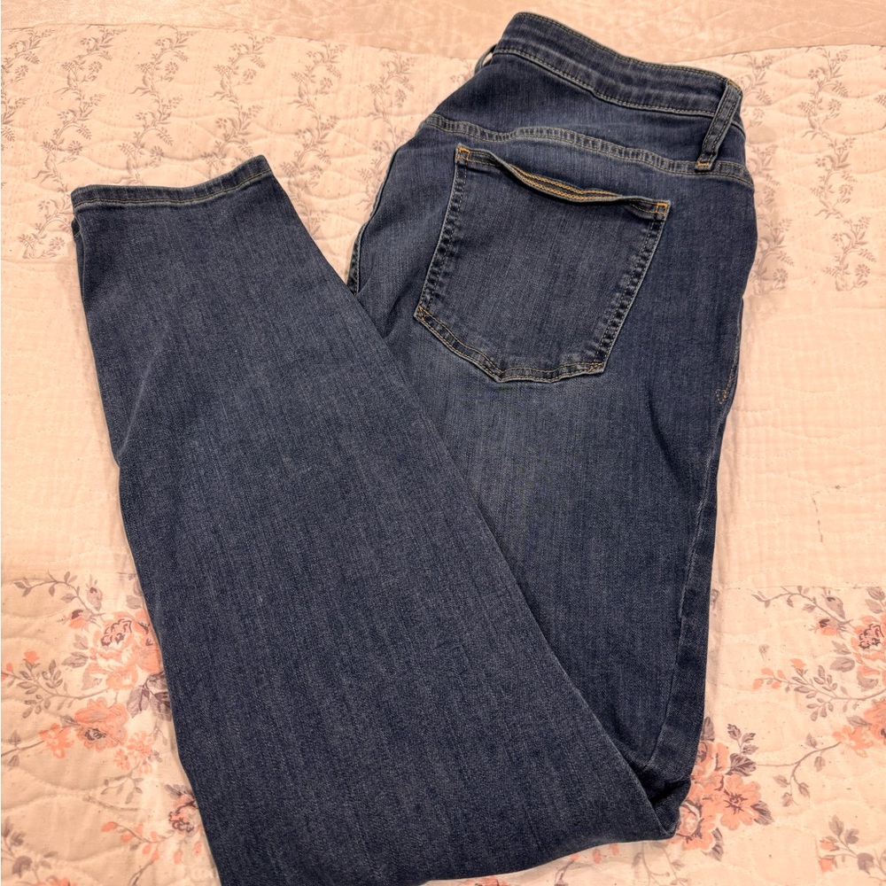 Maternity Blue Denim Women's Jeans with Panel
